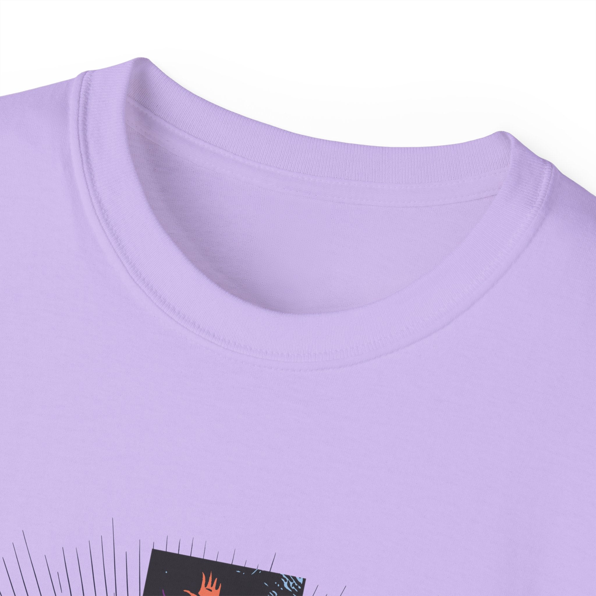 Space Warrior - Unisex Cotton Tee (Front) - Damned Threads